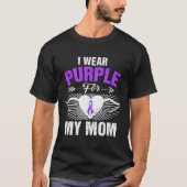 T-shirt I Wear Purple For My Mom Epilepsy Awareness Costum (Devant)