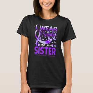 T-shirt I Wear Purple For My Sister Pediatric Stroke