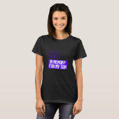 T-shirt I Wear Purple In Memory Of My Son Overdose Awarene (Devant entier)