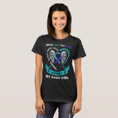 T-shirt I Wear Teal And Purple (Devant entier)
