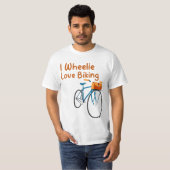 T-shirt I Wheelie Love Vélo (Devant entier)