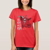 T-shirt "I will not be your goat" (Devant)