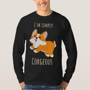 T-shirt I X M Simply Corgeous Corgi