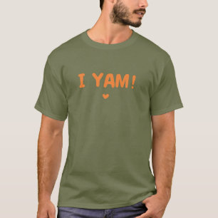 T-shirt I Yam Funny He's My Sweet Potato Set Thanksgiving