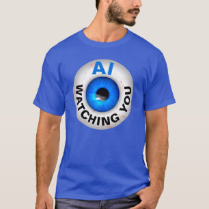 T-shirt IA Eyeball (sombre)