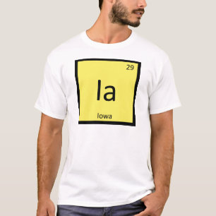 T-shirt Ia - Symbole du tableau périodique de la chimie de