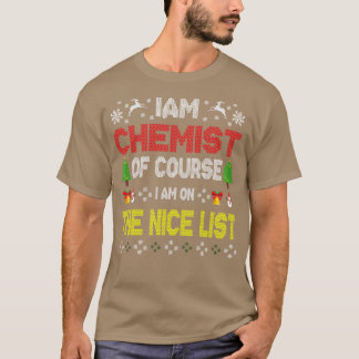 T-shirt IAM Chimiste Funky Chimie Science Vilain Noël