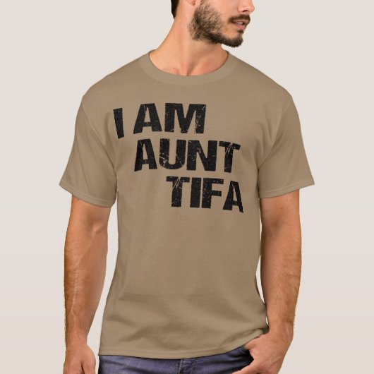 T-shirt IAmAuntTifa graphique drôle (Devant)