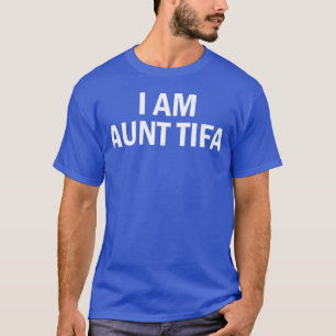 T-shirt IAmAuntTifa graphique vintage