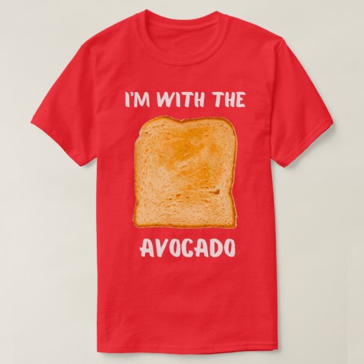 T-shirt Iamp39M Avec Toast Avocado (Design devant)