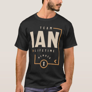 T-shirt Ian Nom personnalisé - Drôle Ian