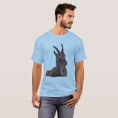 T-shirt Ibex Chèvre Animal Art Chèvre (Devant entier)