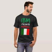 T-shirt IBM Italian By Marriages. Drôle cadeau italien (Devant entier)