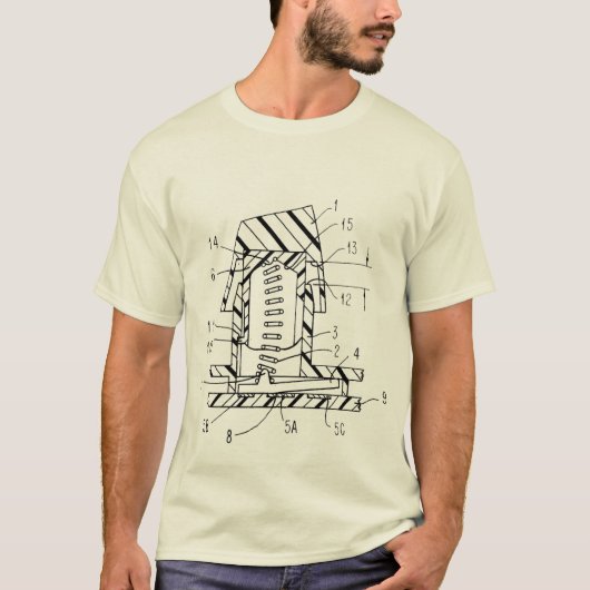 T-shirt IBM M modèle (4118611) (Devant)