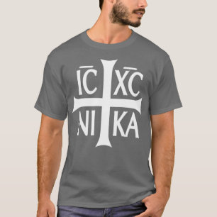 T-shirt IC XC NIKA croix chrétienne orthodoxe