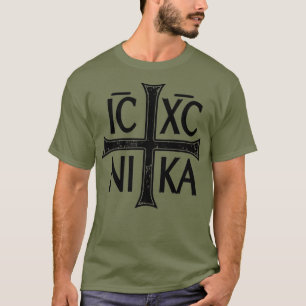 T-shirt IC XC NIKA Cross Chrétianisme orthodoxe oriental