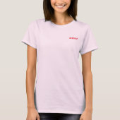 T-shirt iCe 氷 dos au rouge impression (Devant)