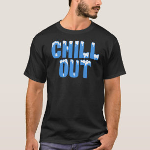 T-shirt Ice Chill Out Famille Costume Halloween Femmes Hom