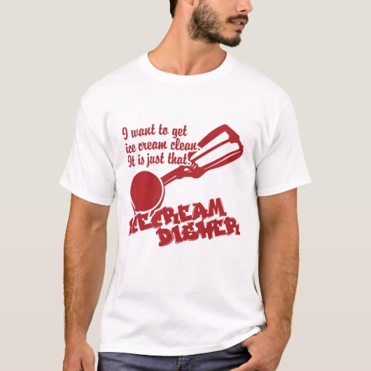 T-shirt Ice cream dish (Devant)