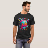 T-shirt Ice Cream Drippi Baseball Stuff Baseball Ball Drip (Devant entier)