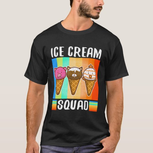 T-shirt Ice cream squad 2 (Devant)