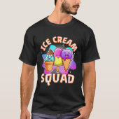 T-shirt Ice cream squad  4 (Devant)