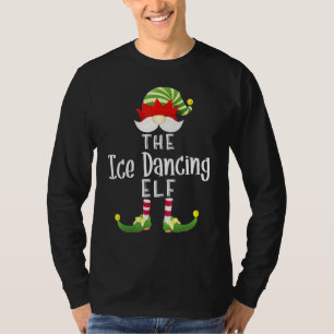 T-shirt Ice Dancing Elf Group Noël Pajama Party