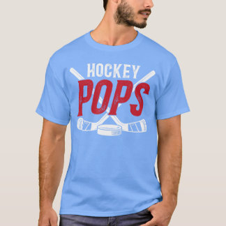 T-shirt Ice Hockey Pops Grandpa Pops of A Hockey Player gi
