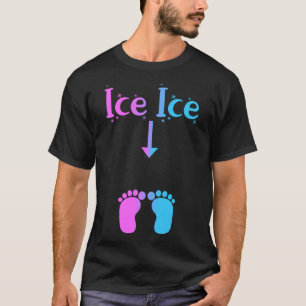 T-shirt Ice Ice Baby Pregnancy Maman à annoncer