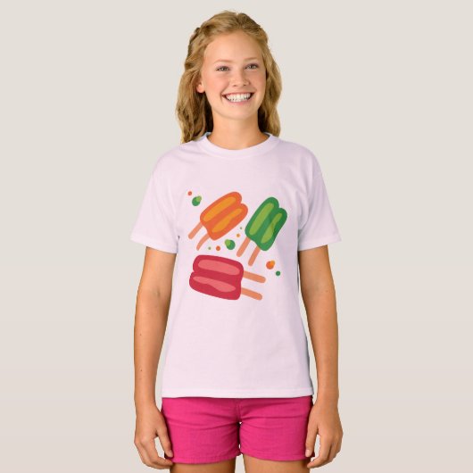 T-shirt Ice Pops (Devant entier)