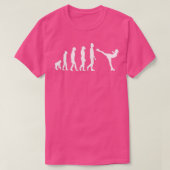 T-shirt Ice skating skating figure ice dancer evolution (Design devant)