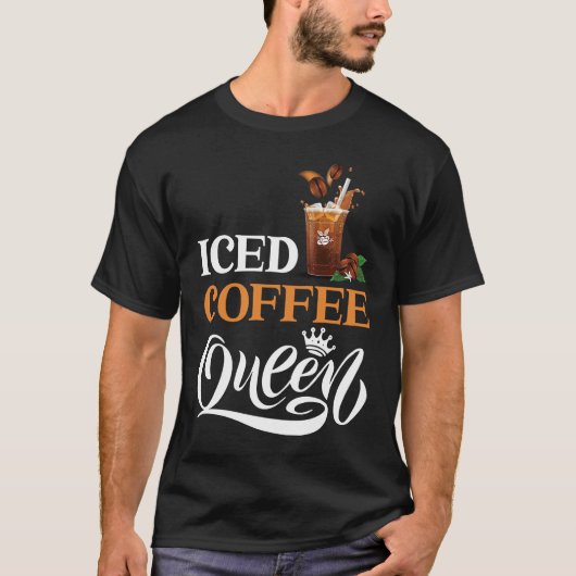 T-shirt Iced Coffee Queen (Devant)
