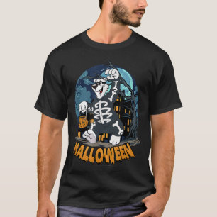 T-shirt ICEE Ours Squelette Halloween Costume