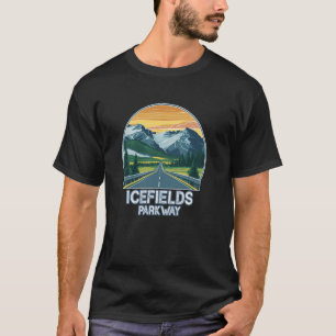 T-shirt Icefields Parcours Alberta Canada Vista