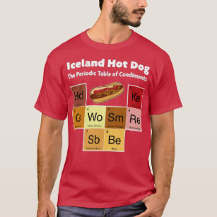 T-shirt Iceland Hot Dog Viking Cuisine Reykjavik Remoulade
