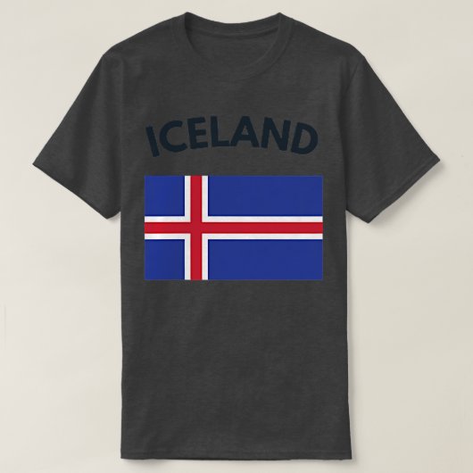 T-shirt Iceland Souvenir Gift  (Design devant)