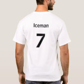 T-shirt Iceman - customisé (Dos)