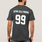 T-shirt Iceman tribal d'hockey (personnalisable) (Dos)