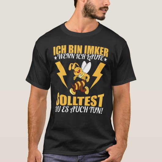 T-shirt Ich Bin Beker Wenn Ich Renne Sollt Du Es Auch H (Devant)