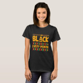 T-shirt Ich Bin Den Den Ganzen Monat Schwarz (Devant entier)