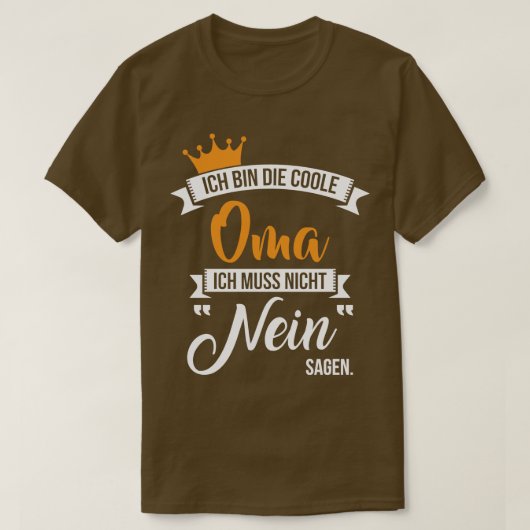 T-shirt Ich bin die coole oma 1 (Design devant)