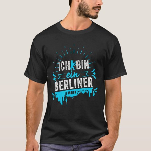 T-shirt Ich Bin Ein Berliner Sweet Berlin Points de vue    (Devant)