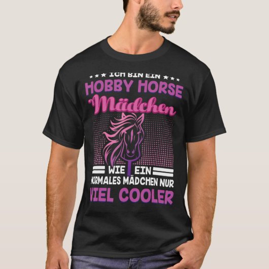 T-shirt Ich bin ein Hobby Horse Girl Hobby Horsal (Devant)