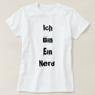 T-shirt Ich Bin Ein Nerd