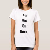 T-shirt Ich Bin Ein Nerd (Devant)