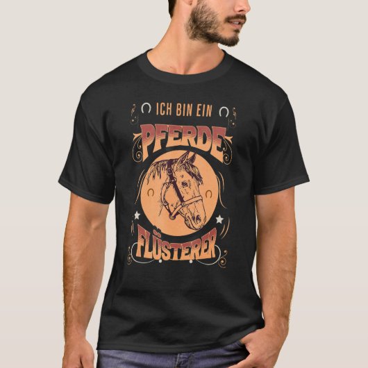 T-shirt Ich bin ein Pferdéflüsterer (Devant)