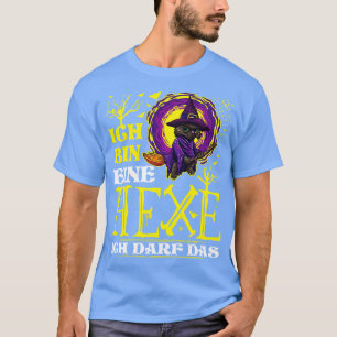 T-shirt Ich Bin Eine Hexe Lustige Schwarze Katze Halloween