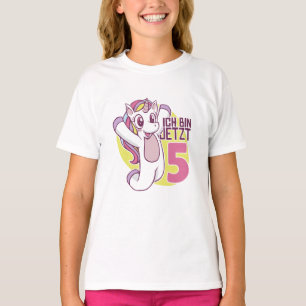 T-shirt Ich Bin Jetzt 5 Unicorne