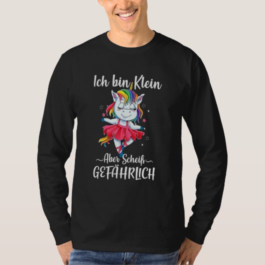 T-shirt Ich Bin Klein Aber Scheiß Ballet Dangereux (Devant)
