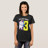 T-shirt Ich Bin Schon 3 (Devant entier)